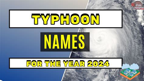 Typhoon Names for 2024 | Mga Pangalan ng Bagyo Ngayong 2024 sa ...