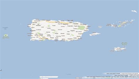 Puerto Rico Map