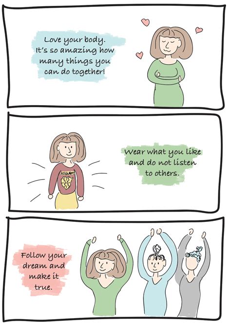 Comics about self-acceptance :: Behance