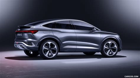 Audi Q4 Sportback e-tron Concept | 2020MY (Color: Kinetic Grey) | Side