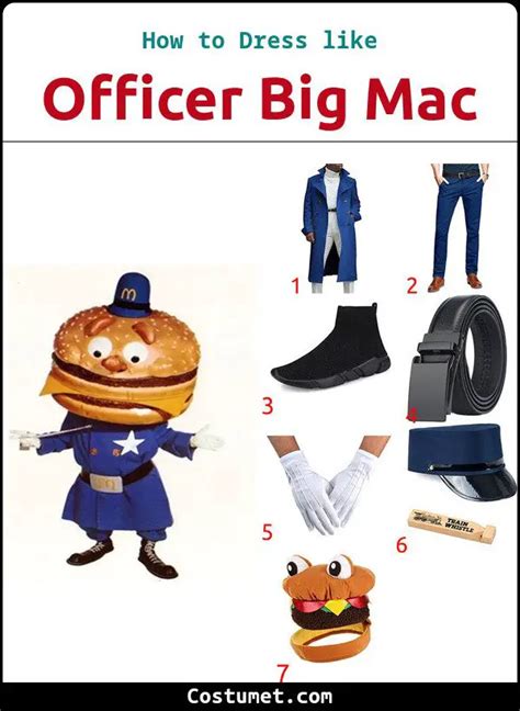 Officer Big Mac Costume from McDonald’s for Halloween