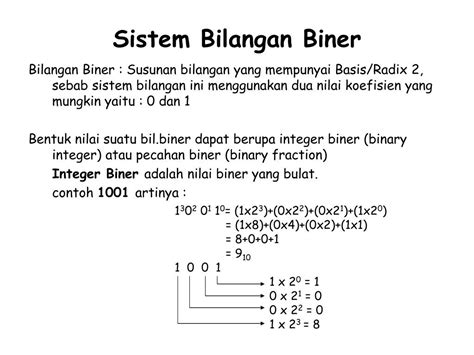 Sistem Bilangan Biner - Riset