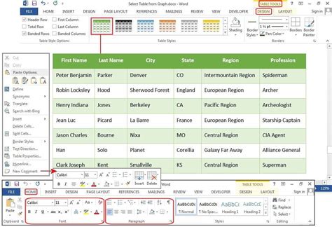 How to create tables in Microsoft Word