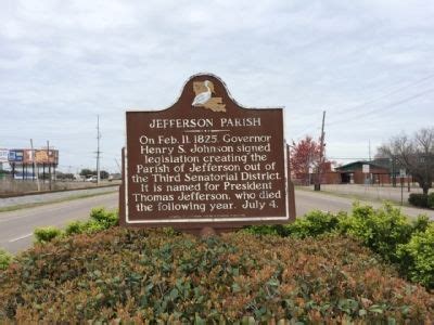 Jefferson Parish Historical Marker