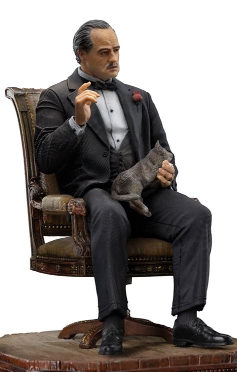 Don Vito Corleone statue see details and get yours - Iron Studios Official