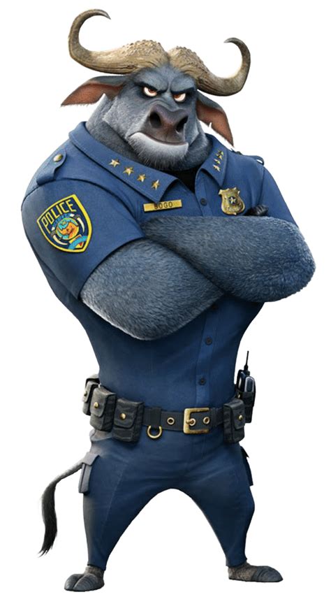 Download Zootopia Chief Bogo Arms Crossed transparent PNG - StickPNG