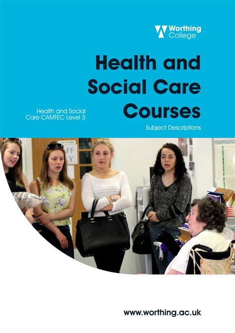 Health and Social Care Courses by Worthing College - Issuu