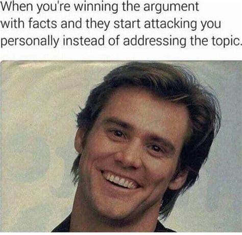 winning an argument | Jim Carrey | Know Your Meme