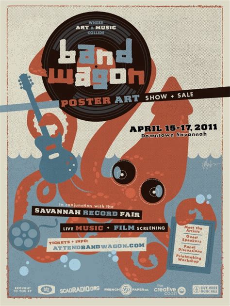 Band Wagon Poster Art Show & Sale in Savannah