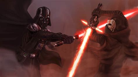 Vader vs Kylo Ren | Zoom Comics - Daily Comic Book Wallpapers