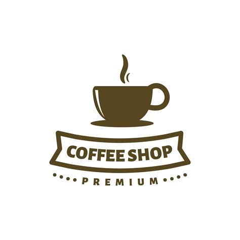 coffee shop logo template vector for premium coffee business By Imaginicon | TheHungryJPEG