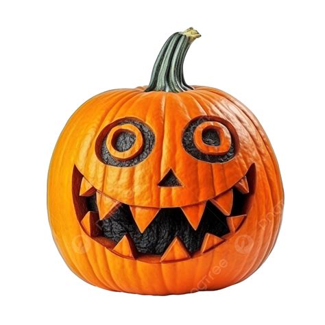 Funny And Scary Handmade Pumpkin Decorated For Halloween, Halloween Decorations, Pumpkin Face ...