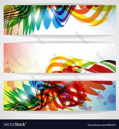 Abstract colorful banner Royalty Free Vector Image