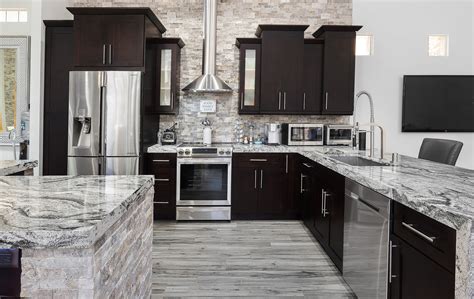 SHOP Espresso Shaker Kitchen Cabinets | Prefinished Cabinets