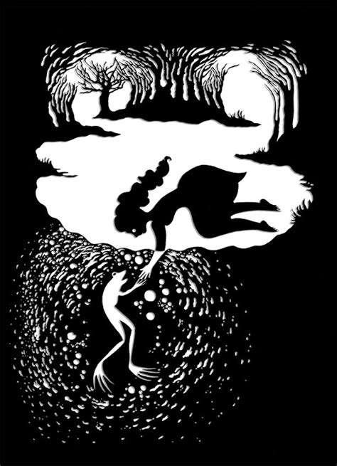 Striking Black and White Drawings Illustrate Brothers Grimm Fairy Tales