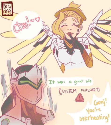 Overwatch Mercy x Genji Overwatch Genji, Overwatch Comic, Mercy ...