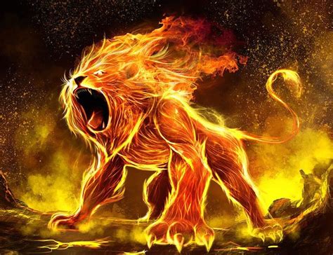 Lion Fire Wallpapers - Wallpaper Cave