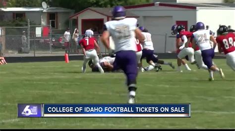 College of Idaho football tickets now on sale