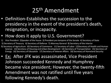 25Th Amendment Definition - 3rd amendment, the third amendment was ...