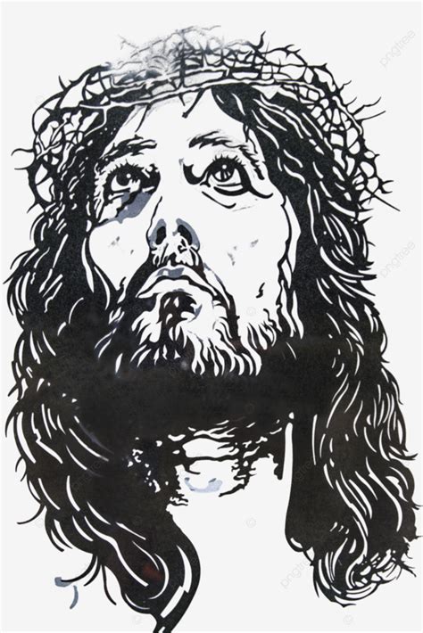 Jesus Face Icon Father Crucifix Isolated, Ruined, Face, Crucifix PNG Transparent Image and ...