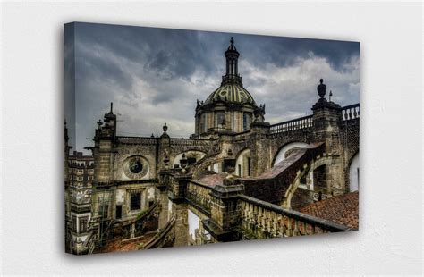 Mexico City Metropolitan Cathedral Canvas Wall Art - Etsy