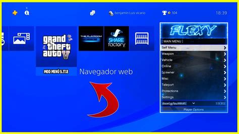 ¡ASÍ SE HACE! Como INSTALAR MOD MENÚ en PS4 SIN USB en GTA 5 ONLINE PS4 ...