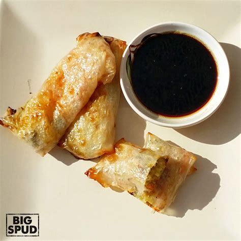 baked spring rolls - BigSpud