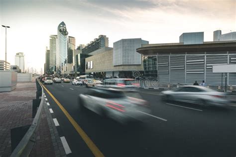 Cars in the Streets of Dubai - UAE Stock Photo - Image of exposure, drive: 176411166