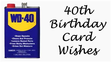 40th Birthday Ideas for Men Funny 40th Birthday Wishes Messages and ...