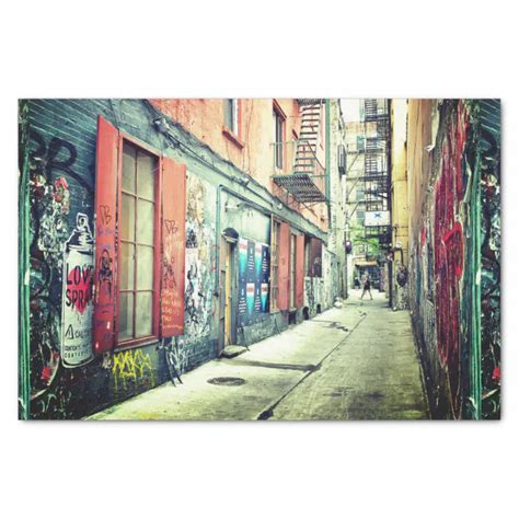 Lower East Side Street Art, New York Photographic Tissue Paper | Zazzle