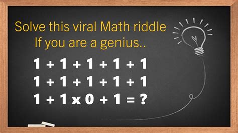 Math Brain Teasers For Adults