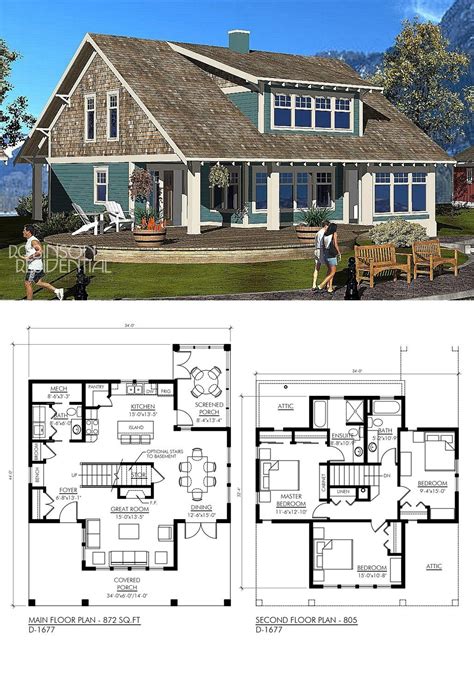 Floor Plans For The Ideal Lake House - House Plans