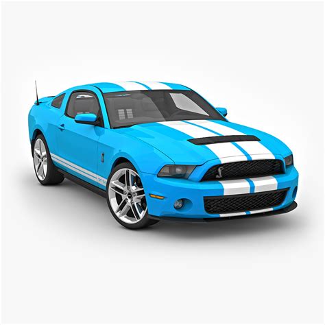 3d Auto Club: 3D Model of Ford Shelby Mustang GT500