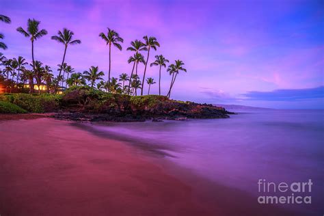 Maui Hawaii Ulua Beach Morning Sunrise Photo Photograph by Paul Velgos - Fine Art America