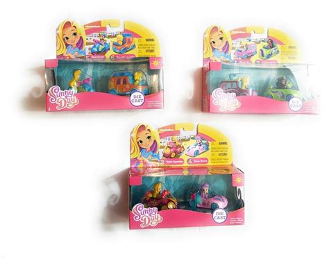 NICKELODEON SUNNY DAY DIE CAST VEHICLES BUNDLE 3 PACK TOYS CARS - TV ...