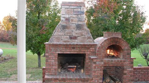 BrickWood Ovens: Riley Wood Fired Brick Pizza Oven and Fireplace Combo ...