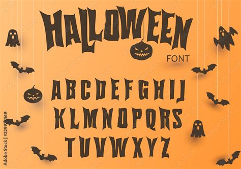 Halloween font, Original Typeface, Scary creepy alphabet, Dirty Letters ...