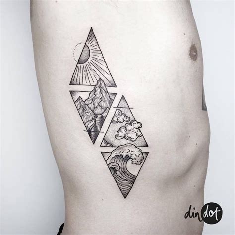 ·Din Dot · Tattoo· | Elements tattoo, Earth tattoo, Dot tattoos