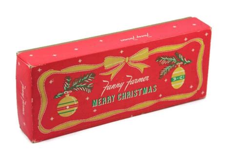 Items similar to Red Fanny Farmer Christmas Candy Box, Vintage Candy Box on Etsy