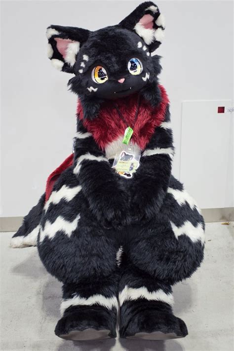 Black Kemono Cat | Cat furry, Cat fursuit, Fursuit furry