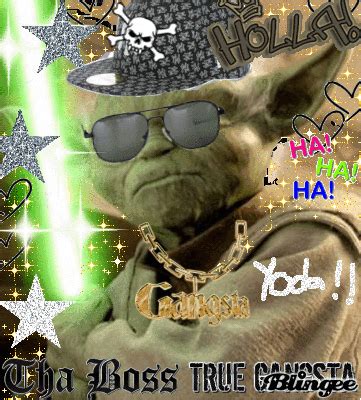 Gangster Yoda Picture #52812918 | Blingee.com