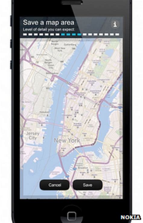 Nokia to offer free maps app and service for rival handsets - BBC News