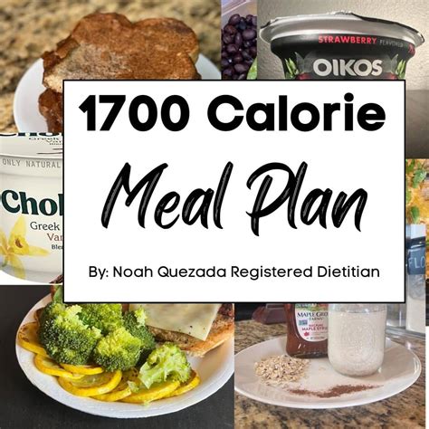 1700 Calorie Meal Plan High Protein