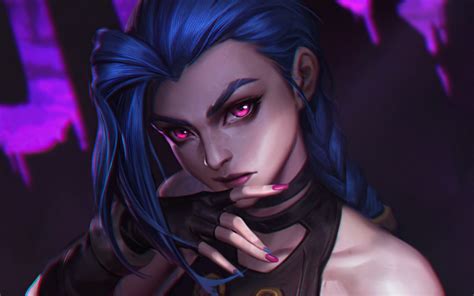 Arcane Jinx Wallpaper 4k Desktop