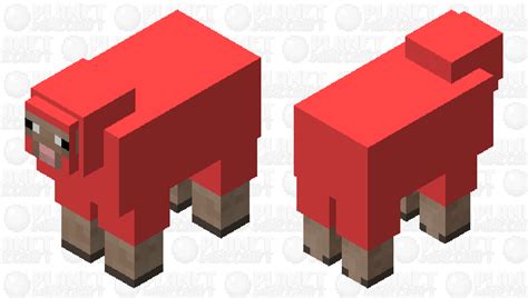 red sheep Minecraft Mob Skin