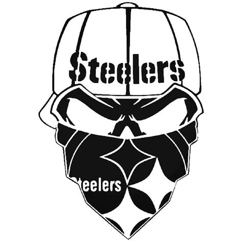 Black and White Steelers Logo - LogoDix