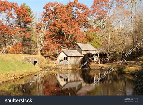 Fall Colors Mabry Mill Virginia Stock Photo 64176997 - Shutterstock