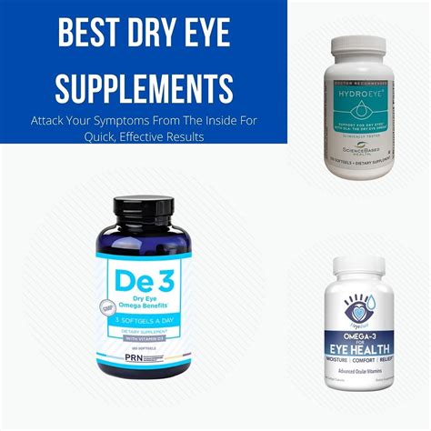 Best Dry Eye Supplements For Relief