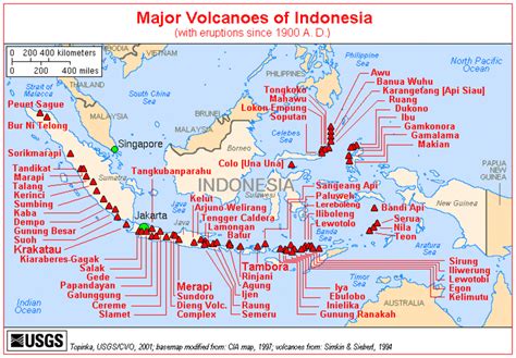 Mount Tambora World Map