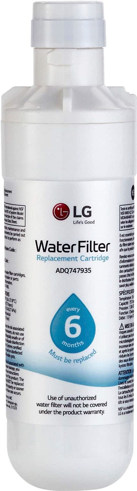 Customer Reviews: Water Filter for Select LG Refrigerators White ...